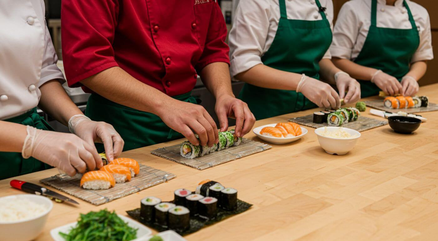 Sushi Chef Training in Nepal